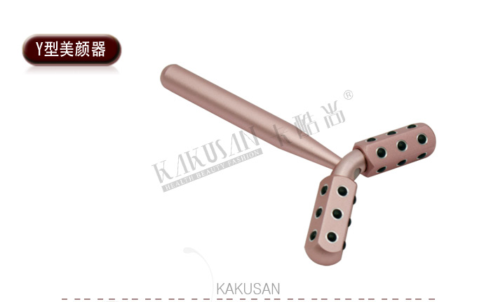 y型滚轮锗美颜器 3d模拟按摩手法 kakusan beauty bar kb-141